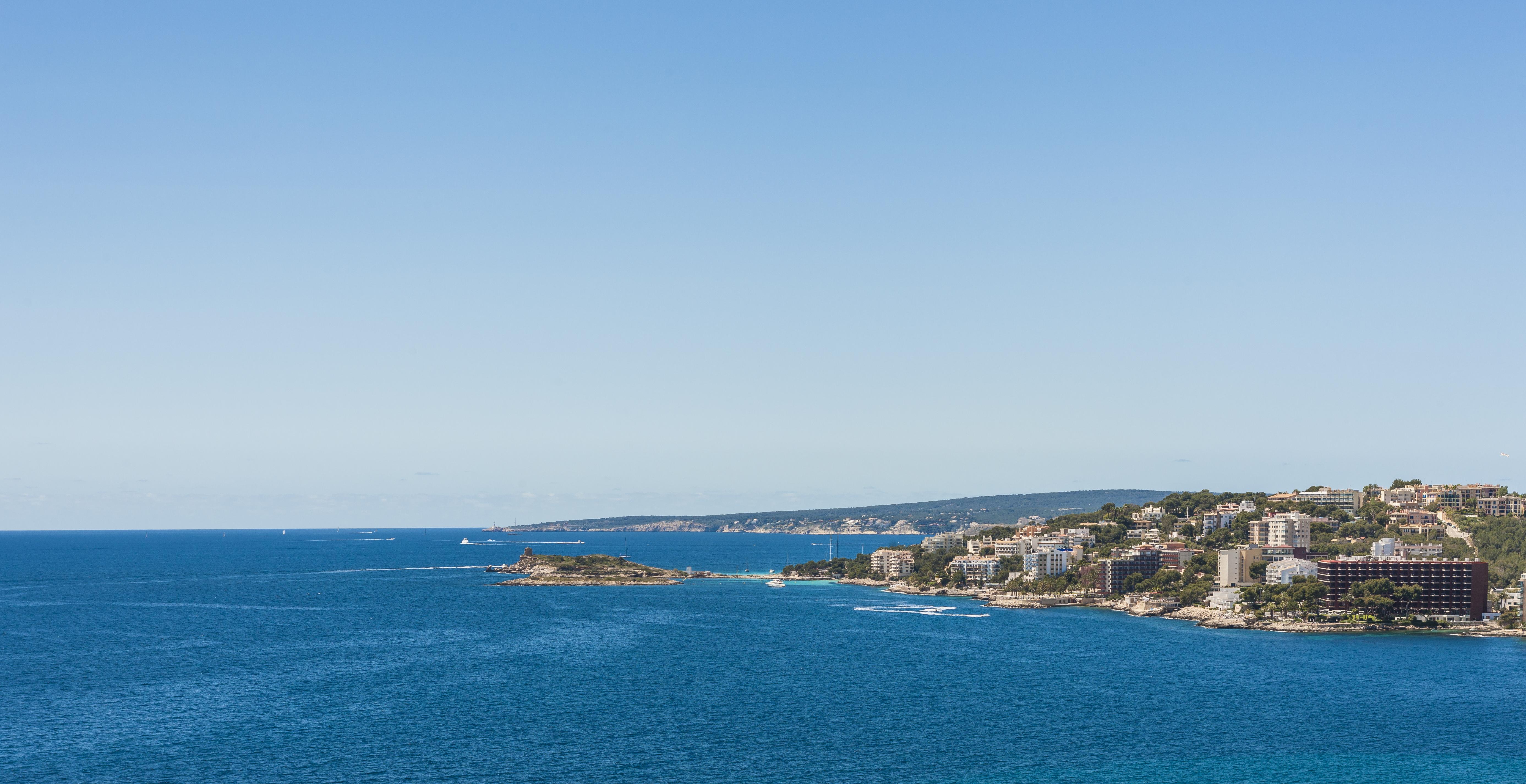 Eurostars Marivent Hotel Palma de Mallorca Exterior photo The town of Portals Nous, in the Mediterranean Sea.